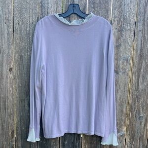 Lavender Long Sleeve Women's Top